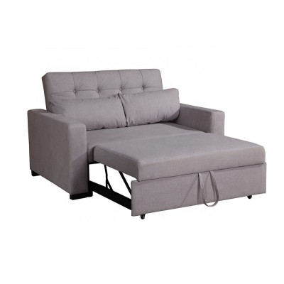 creamy white leisure multifunction folding sofa bed for living room